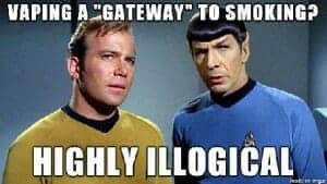 Vaping's not smoking