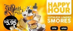 Example of eightvape happy hour deal