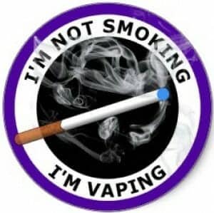 Vaping Not smoking