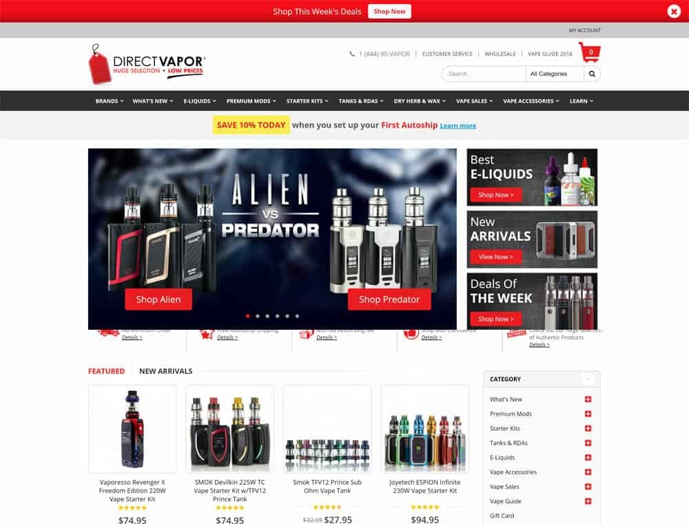 Direct Vapor Vape store