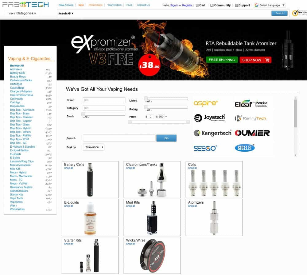 Fasttech Online Vape Store