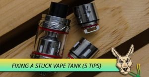 Solutions for a stuck vape tank